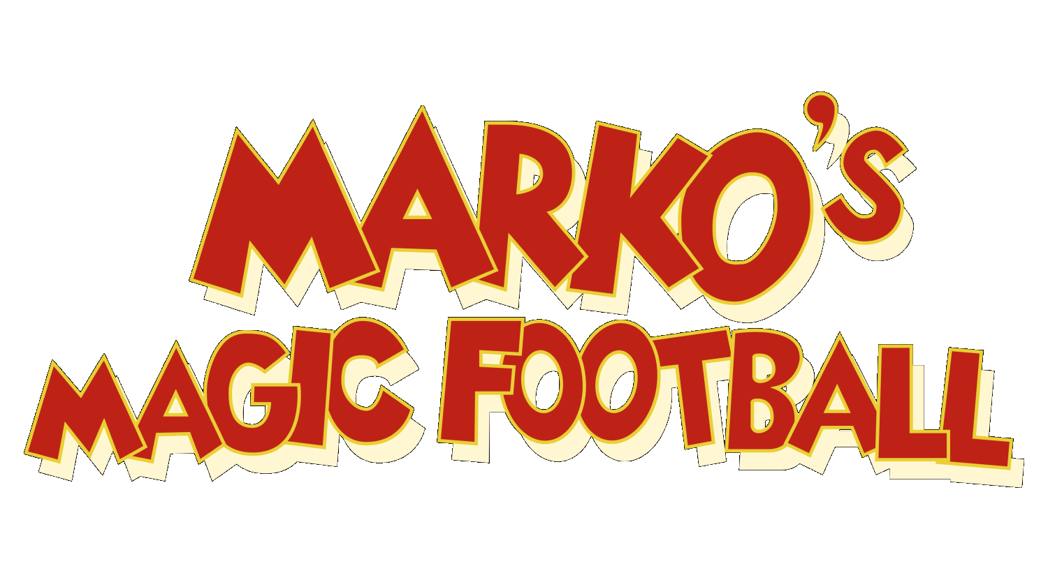 Marko's Magic Football logo for Super Nintendo
